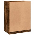 vidaXL Garde-robe chêne fumé 77x48x102 cm bois d'ingénierie