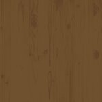 vidaXL Canapés centraux de jardin 3 Pièces marron miel bois de pin massif