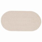vidaXL Tapis ZIZUR Crème 150 x 80 cm Polypropylène