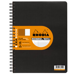 Cahier Recharge Exabook RI A4+ 160 pages séyès C RHODIA
