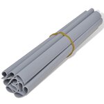 vidaXL Écran d'intimité de jardin PVC 70 x 0 19 m Gris clair