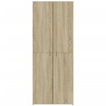 vidaXL Armoire de classement chêne sonoma 60x32x153 cm bois ingénierie