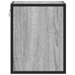 vidaXL Table de chevet murale sonoma gris 40x31x39 5 cm