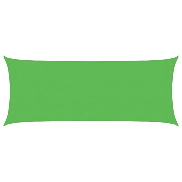vidaXL Voile d'ombrage 160 g/m² Vert clair 2x4 5 m PEHD