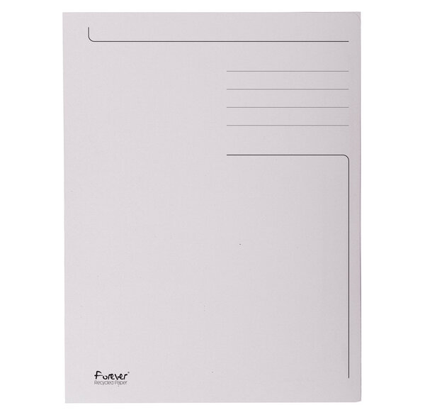 Chemise Imprimées 3 Rabat 280g FOREVER Gris EXACOMPTA