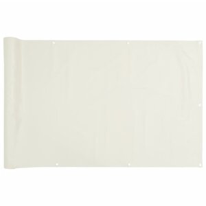 vidaXL Écran d'intimité de balcon blanc 700x75 cm PVC