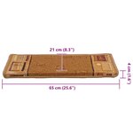 vidaXL Tapis d'escalier autoadhésifs 10 Pièces 65x21x4 cm Beige