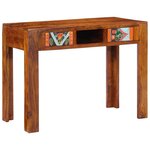 vidaXL Bureau 100x50x75 cm Bois massif d'acacia