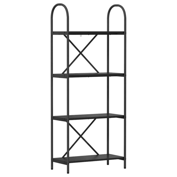 vidaXL Étagère Chêne noir 60 x 30 x 146 cm Bois d'ingénierie