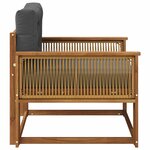 vidaXL Sofa de milieu extérieur Naturel