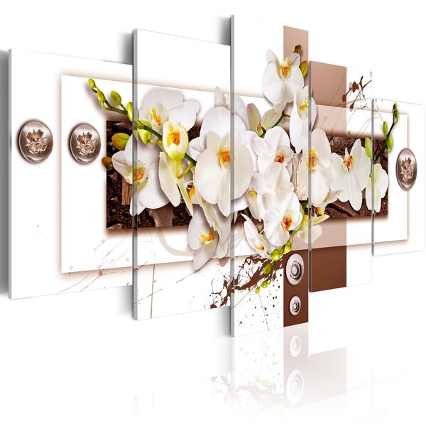 Tableau - flowery installation l x h en cm 200x100