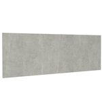 vidaXL Tête de lit murale Gris béton 240x1 5x80 cm Bois d'ingénierie