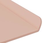 vidaXL Étagère flottante 2 Pièces Rose 30 x 18 x 2 5 cm Acier