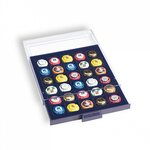 Petit médaillier Smart - 48 compartiments carrés - jusqu'à 24 MM Ø