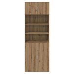 vidaXL Armoire de rangement Chêne artisanal 80 x 42 5 x 225 cm