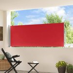 vidaXL Auvent latéral rétractable de patio 100x300 cm Rouge