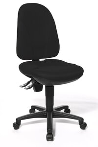 chaise de bureau pivotante ' WellPoint P 10 ' , noir TOPSTAR
