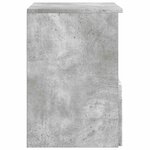 vidaXL Armoire de salle de bain Gris béton 30 x 44 5 x 50 cm