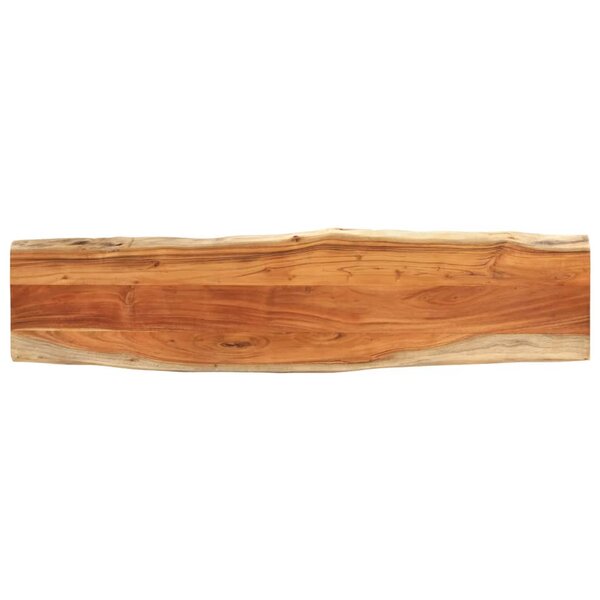 vidaXL Dessus de table 180x40x3 8 cm rectangulaire bois massif acacia