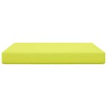 vidaXL Coussin de canapé d'extérieur Vert 80 x 80 x 8 cm Polyester