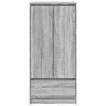 vidaXL Armoire tiroir sonoma gris 55 5x34x119 5 cm bois d'ingénierie