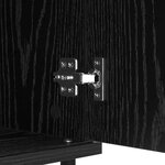 vidaXL Buffet 2 Pièces Chêne noir 40 x 35 x 70 cm