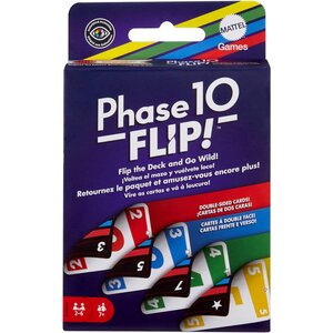 Mattel HYN12 - Jeu de cartes Phase 10 Flip