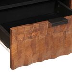 vidaXL Meuble TV avec tiroir Finition Acacia Brun 105 x 33 x 46 cm