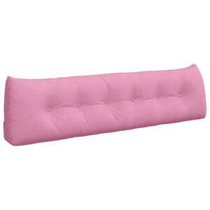 vidaXL Coussin de Dos Rose 180 x 24 x 50 cm tissu