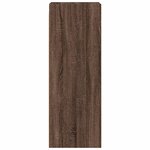 vidaXL Armoire murale avec portes en verre chêne marron 35x37x100 cm