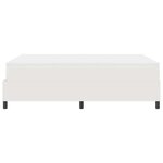 vidaXL Lit à ressorts Crème et Blanc 160 x 200 cm