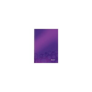 LEITZ Cahier Couverture A5 Petits Carreaux Violet