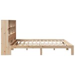 vidaXL Lit bibliothèque sans matelas 180x200 cm bois massif de pin