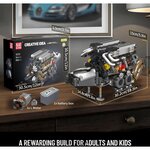 Mould King 10131 - BGT Kit de construction de moteur motorisé W16