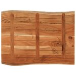 vidaXL Dessus de table 90x60x2 5 cm rectangulaire bois massif d'acacia
