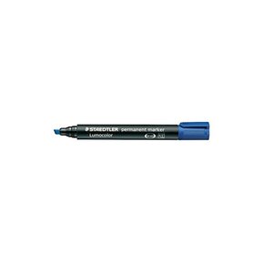 Marqueur permanent 'lumocolor 350' Pointe Biseau Bleu STAEDTLER