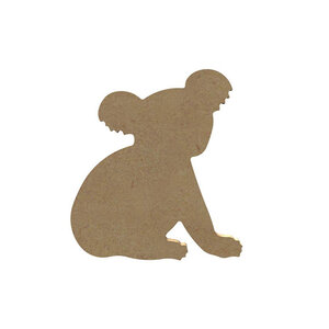 Koala en bois MDF à décorer - 14 x 13 cm