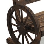 vidaXL Chaises de jardin Bois de sapin massif