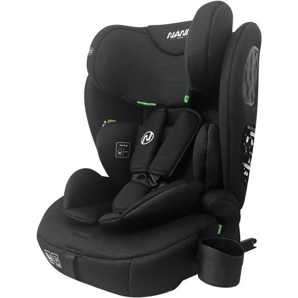 Siège auto isofix MILANO - Groupe 1/2/3 - I-size - avec réducteur - Noir