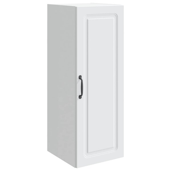 vidaXL Armoire Murale 33 x 34 5 x 90 cm Bois d'ingénierie Blanc