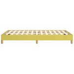 vidaXL Cadre de lit sans matelas vert 120x200 cm tissu