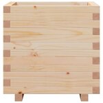 vidaXL Jardinière 50x50x49 5 cm bois de pin massif