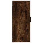 vidaXL Meuble TV mural Chêne fumé 40x34 5x80 cm