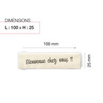 Porte-nom normalisé à encliqueter