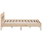 vidaXL Cadre de lit sans matelas 180x200 cm bois massif de pin
