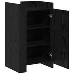 vidaXL Buffet Chêne noir 45x35x75 cm Bois d'ingénierie