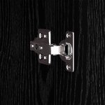 vidaXL Support d'affichage avec stockage Chêne noir 31 x 30 x 60 cm