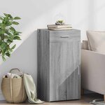 vidaXL Buffet sonoma gris 45x42 5x93 cm bois d'ingénierie
