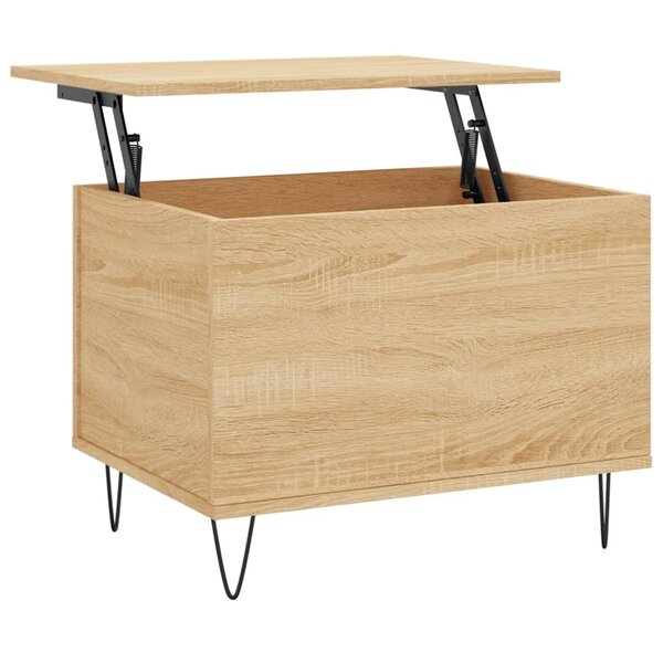 vidaXL Table basse Chêne sonoma 60x44 5x45 cm Bois d'ingénierie