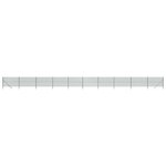 vidaXL Clôture en mailles de chaîne vert 2 2x25 m